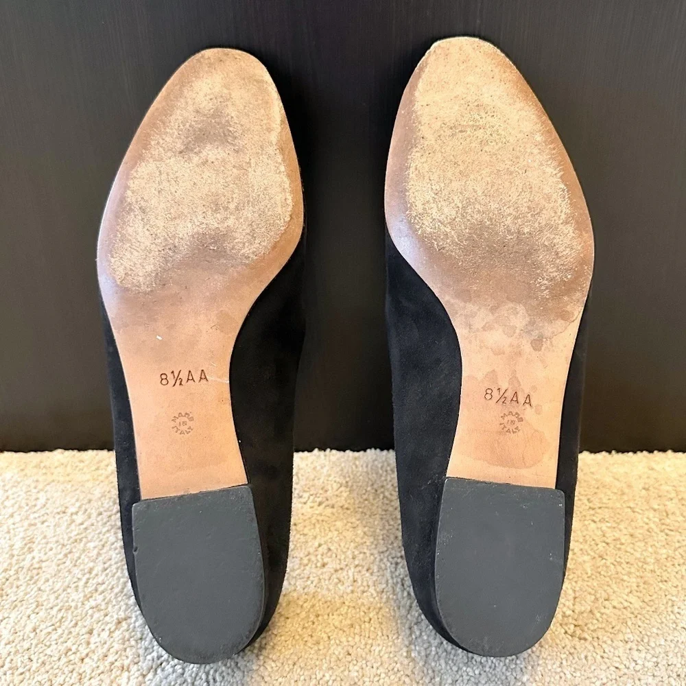St. John Leopard Suede Loafers